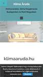 Mobile Screenshot of klimaaruda.hu